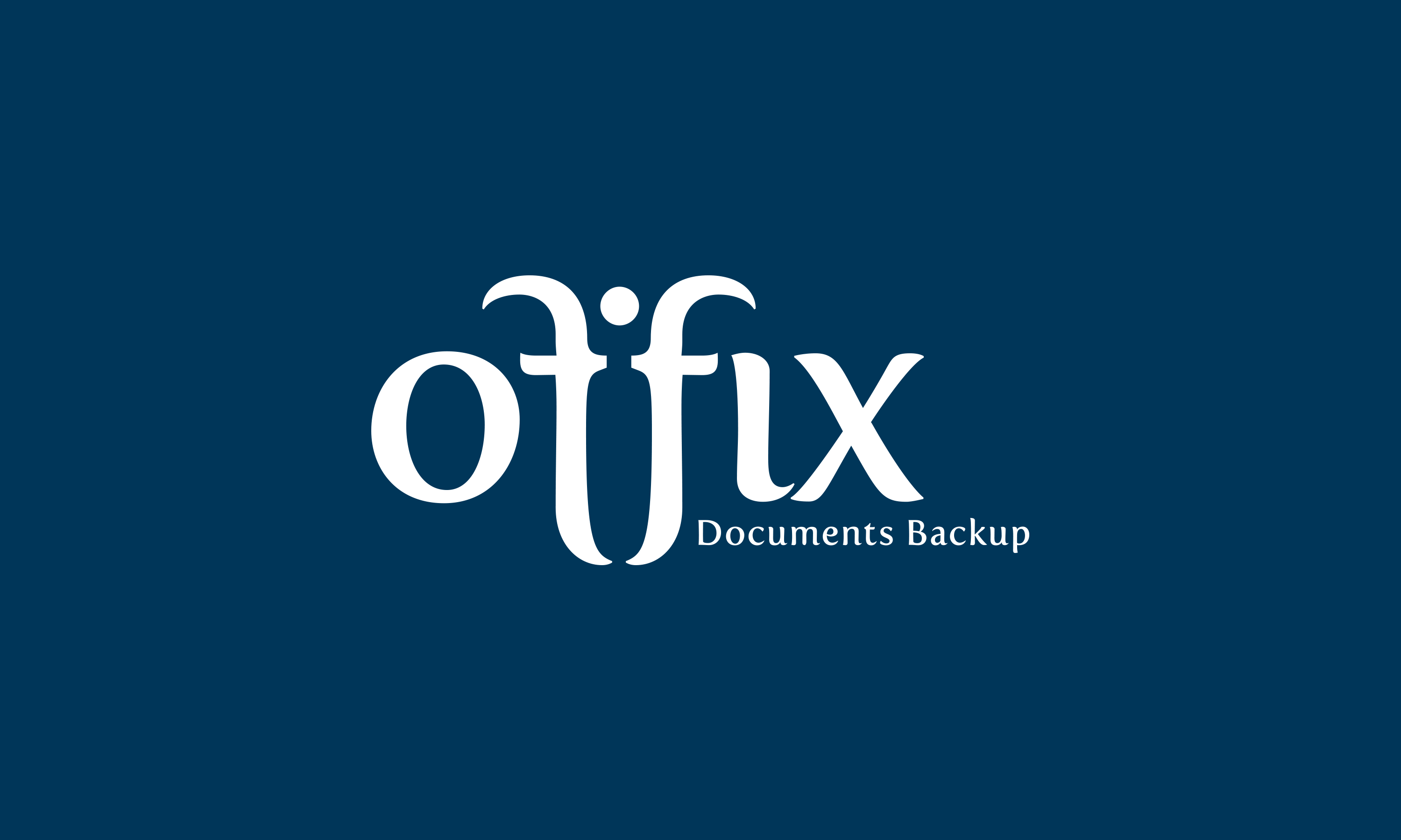 לוגו אופיקס גיבוי מסמכים