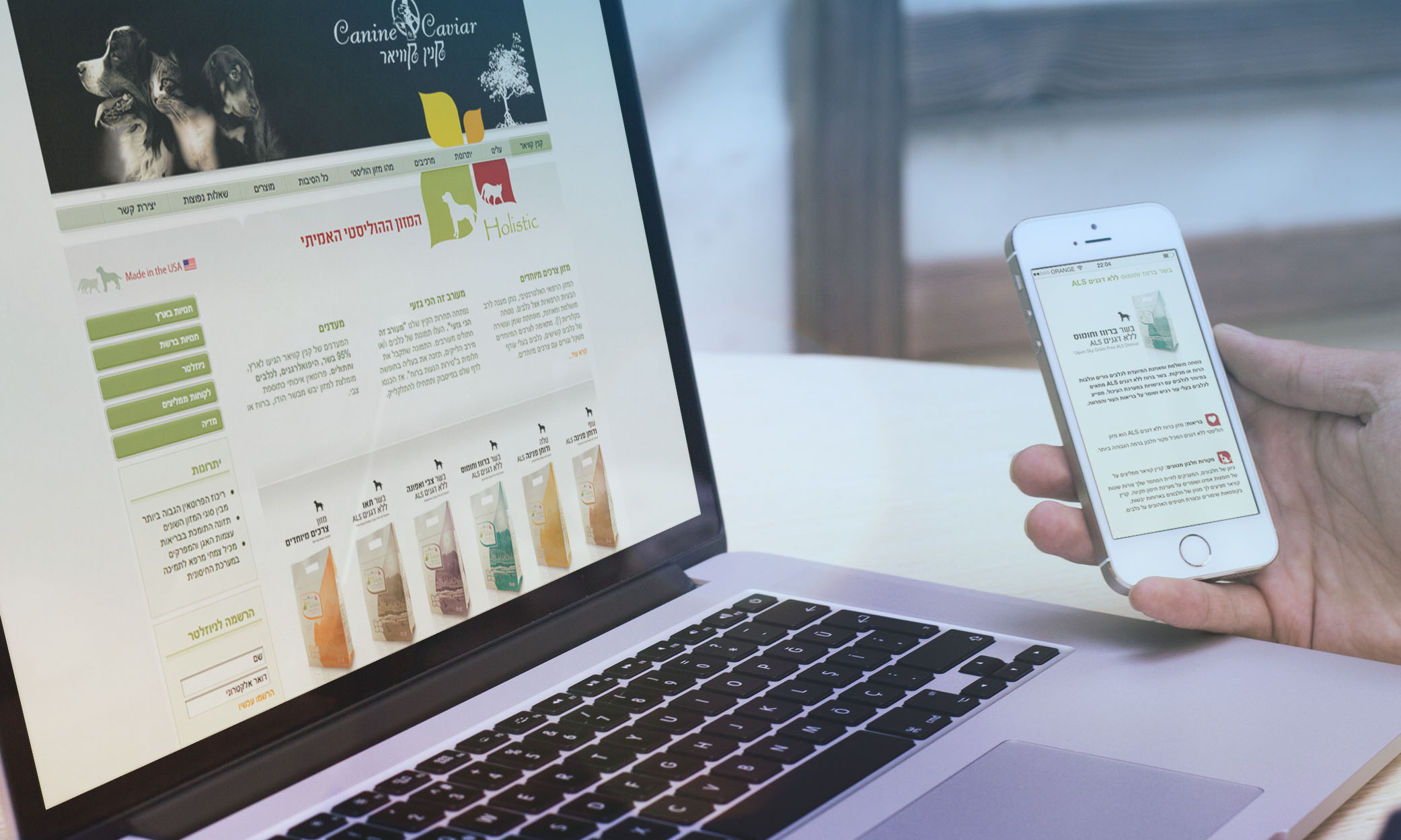 עיצוב אתר קנין קוויאר